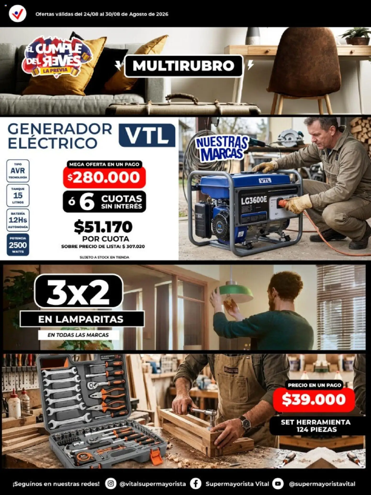 Vista previa del folleto de la tienda Vital válido desde el 24/08/2026 