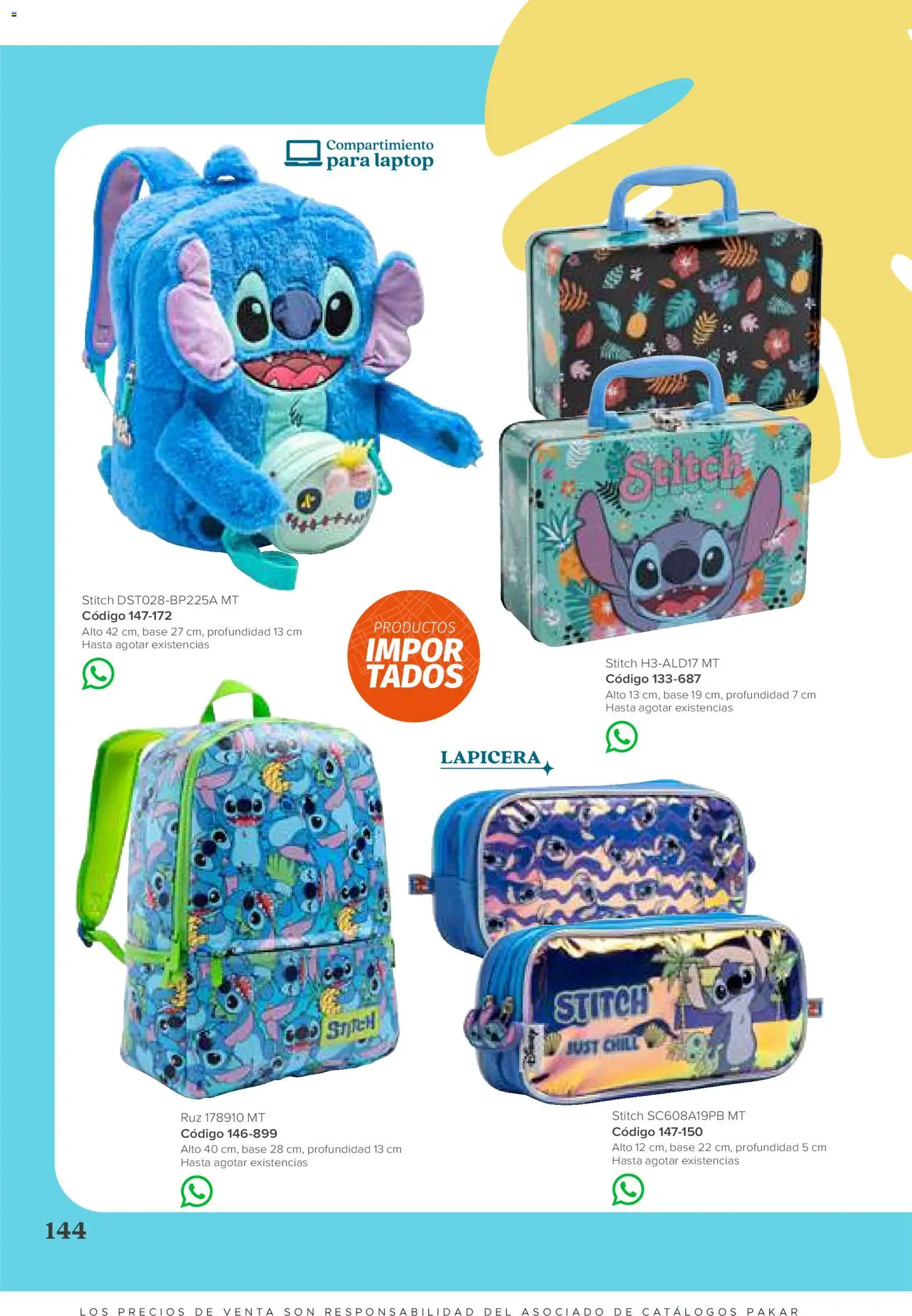 Vista previa las ofertas de la tienda SC Pakar - SC Pakar catálogo Niña desde el 31/07/2026 - Laptop