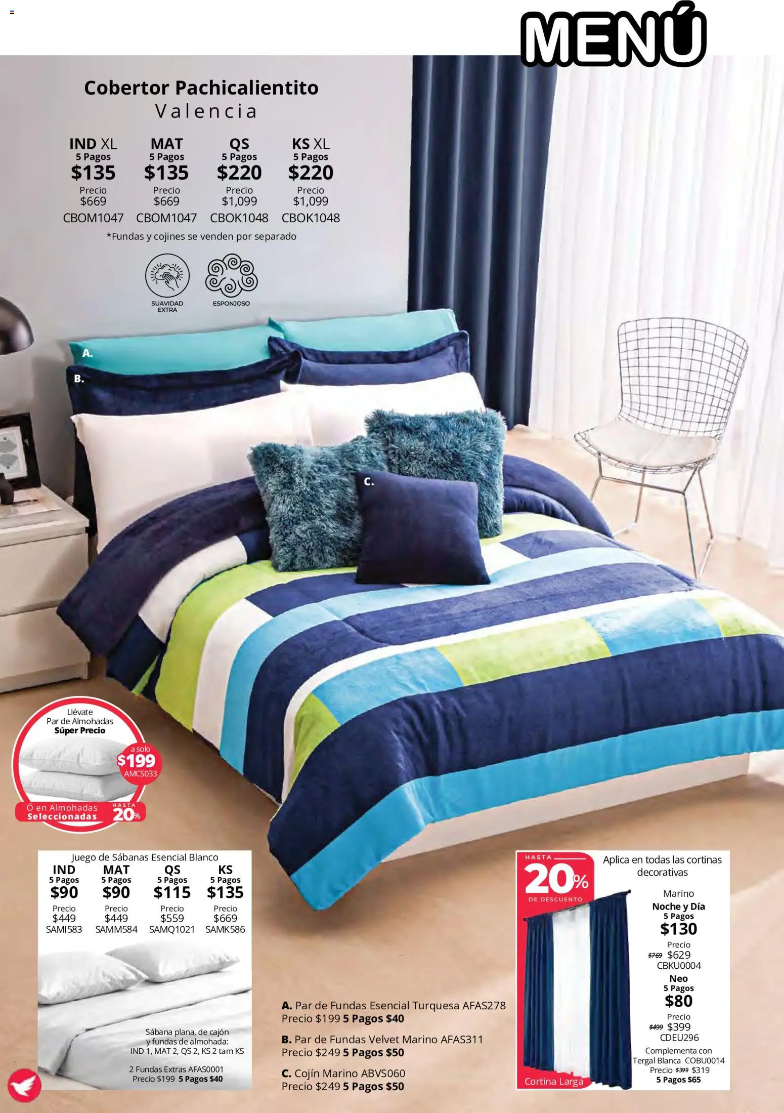 Vista previa las ofertas de la tienda Colchas Concord - Colchas Concord catálogo Colección Cobertor Calor de Hogar desde el 15/10/2026 