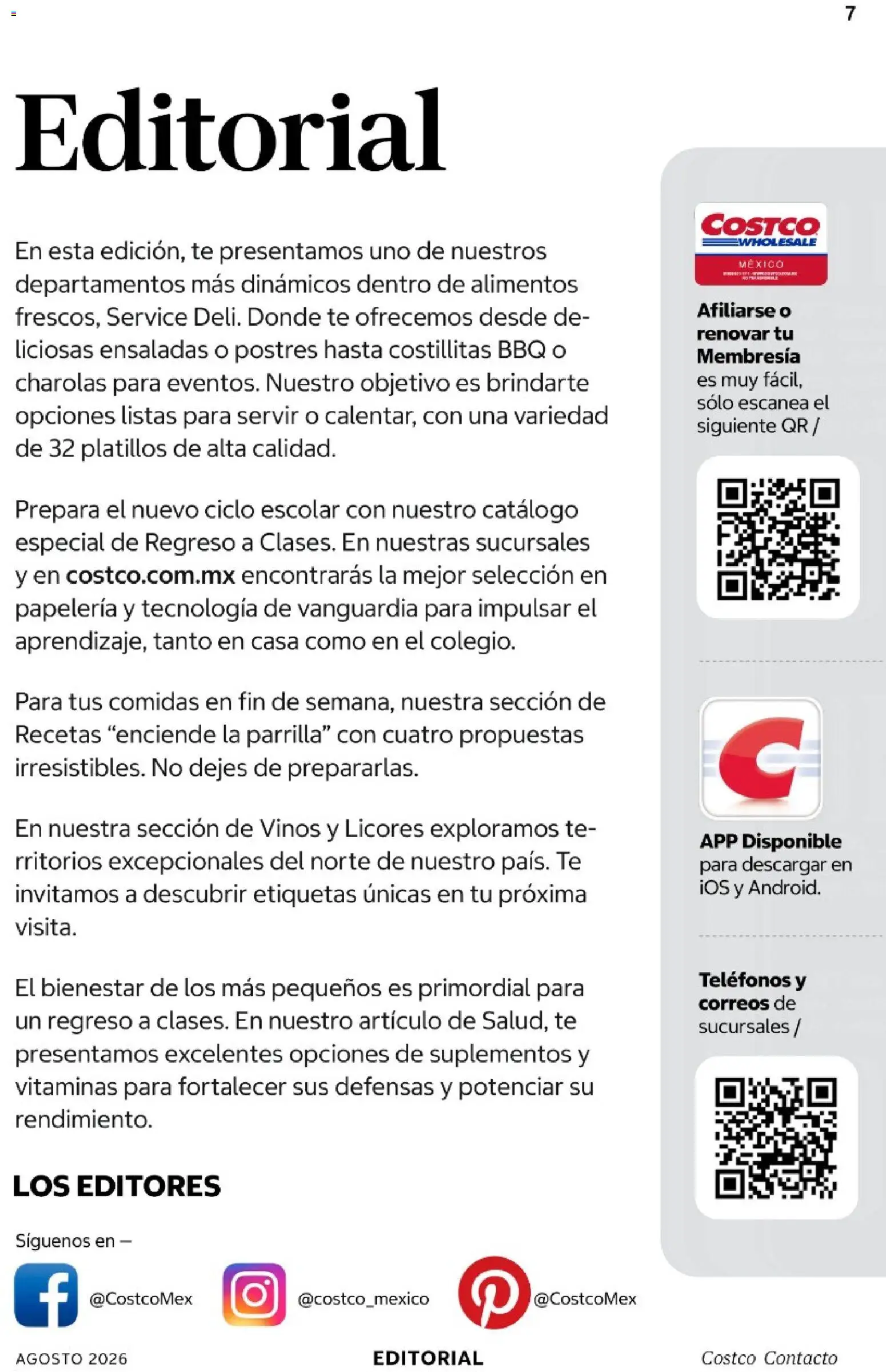 Vista previa las ofertas de la tienda Costco - Costco catálogo Agosto desde el 01/08/2026 