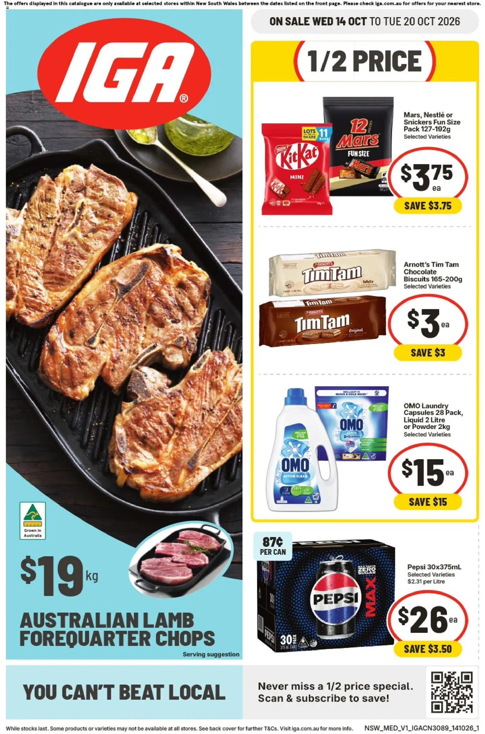 Preview of catalogue IGA catalogue ACT from shop IGA valid 14/10/2026