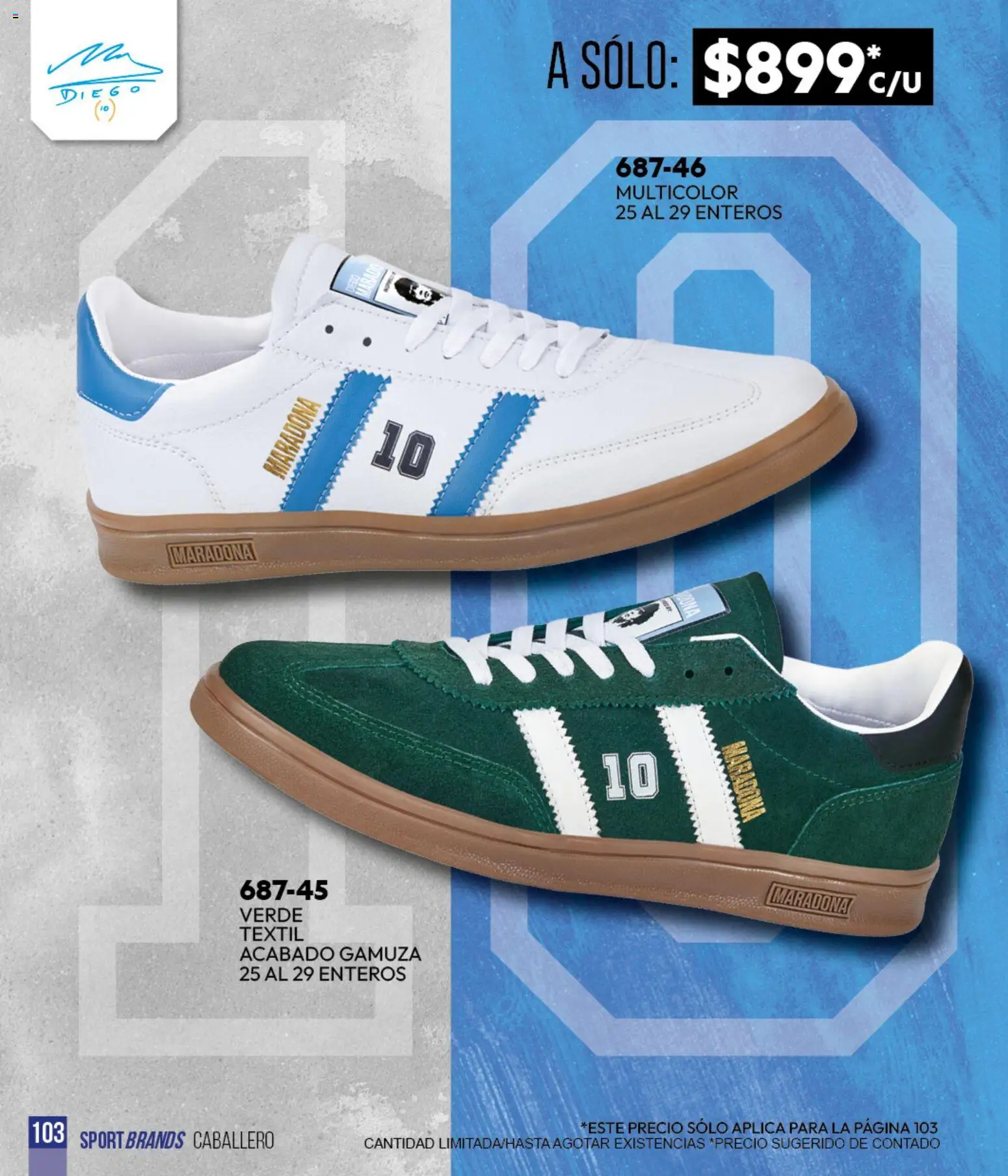 Vista previa las ofertas de la tienda Cklass - Cklass catálogo Sportbrands Verano Caballero desde el 05/03/2026 - Gamuza
