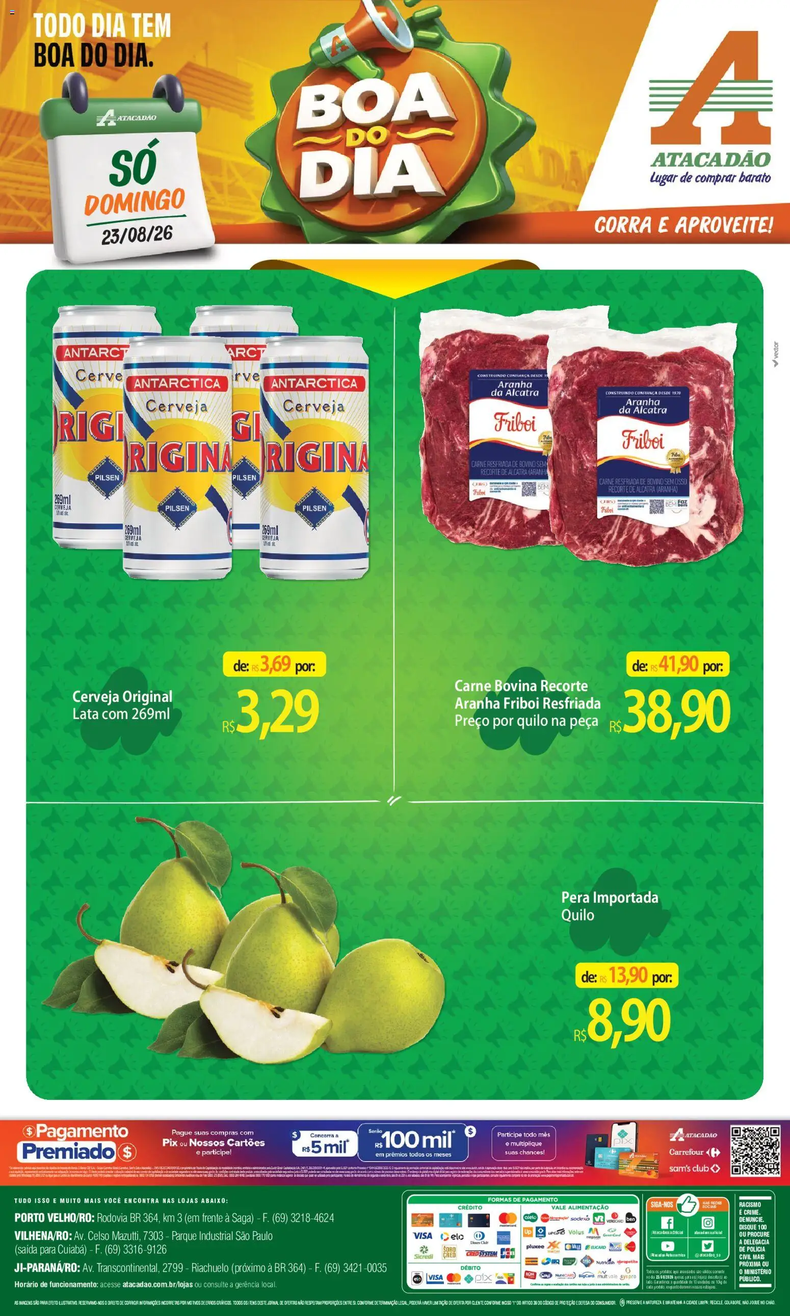 Pré-Visualização do folheto "Atacadão ofertas - RO" da loja Atacadão válido a partir de 23/08/2026