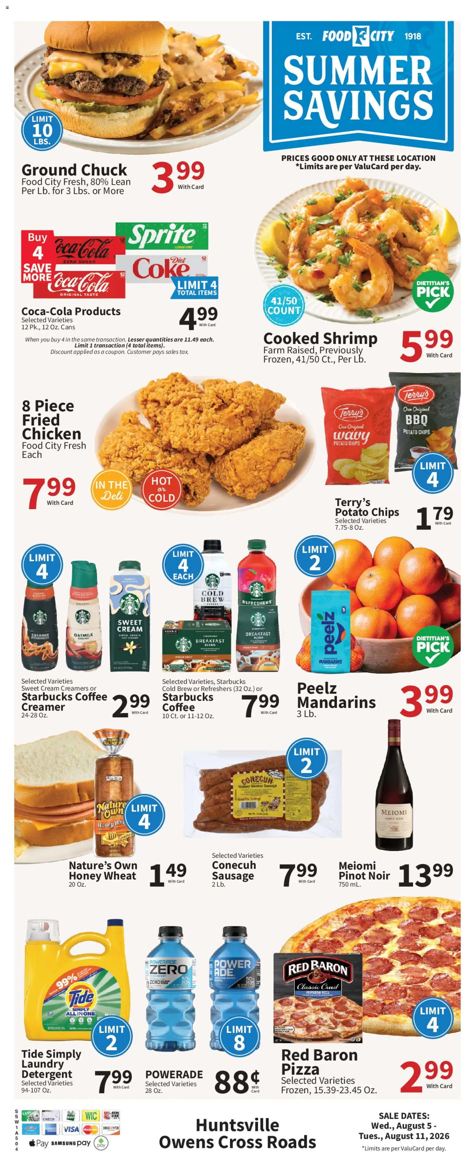 Ad Preview of Food City Food City Weekly Ad from 08/05/2026