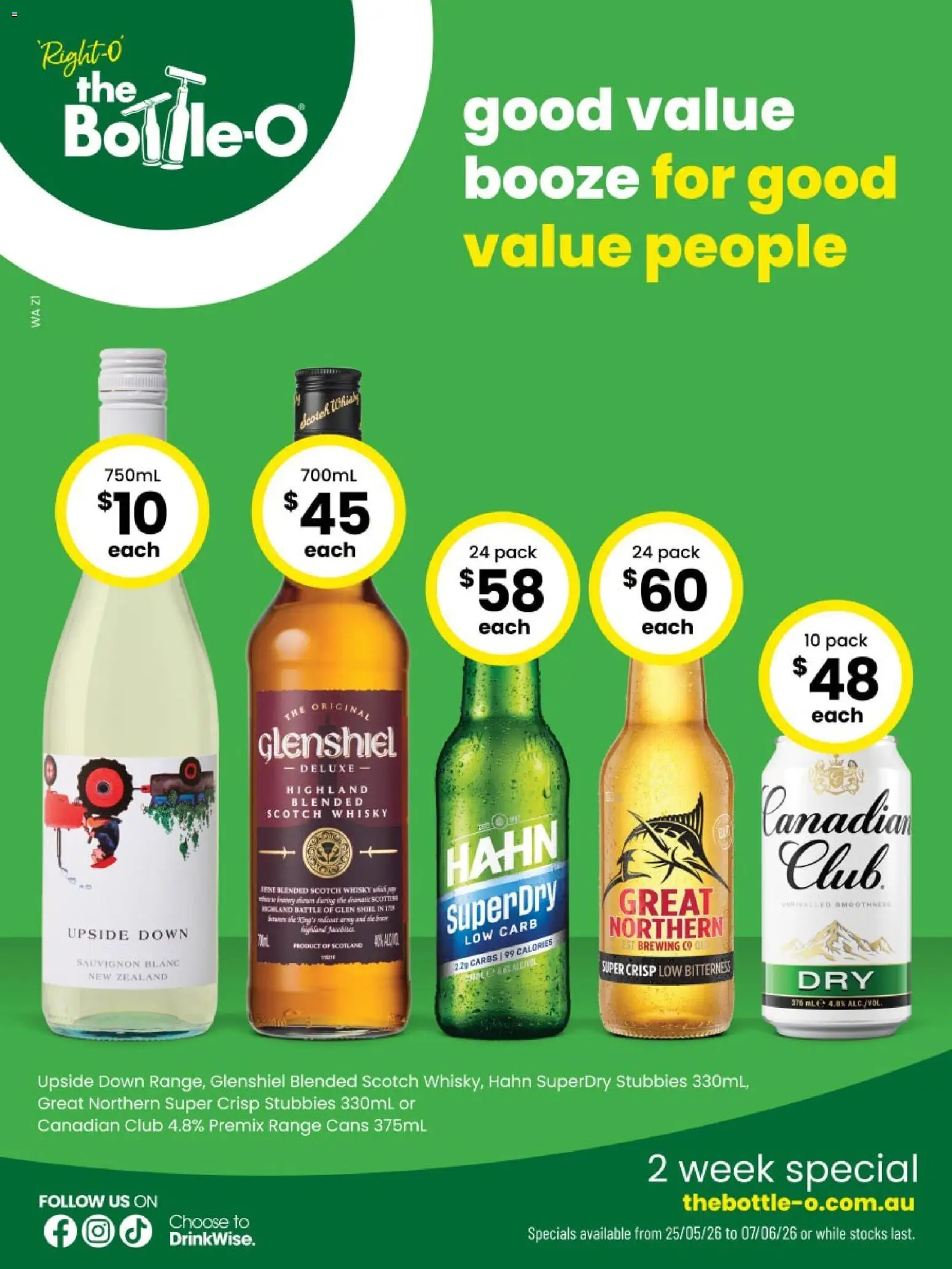 Preview of catalogue The Bottle-O catalogue BAYSWATER from shop The Bottle-O valid 25/05/2026