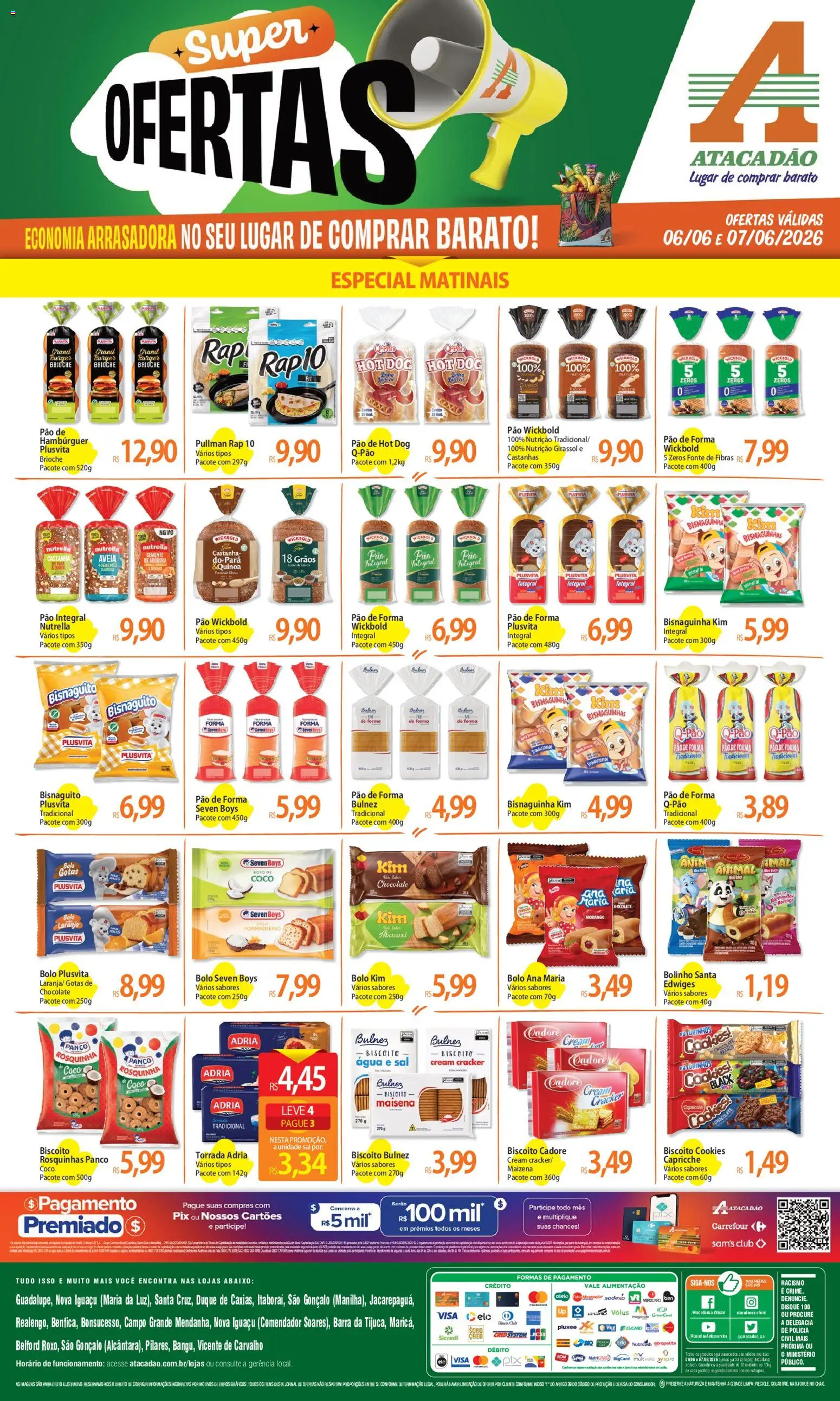 Pré-Visualização do folheto "Atacadão ofertas - RJ" da loja Atacadão válido a partir de 06/06/2026