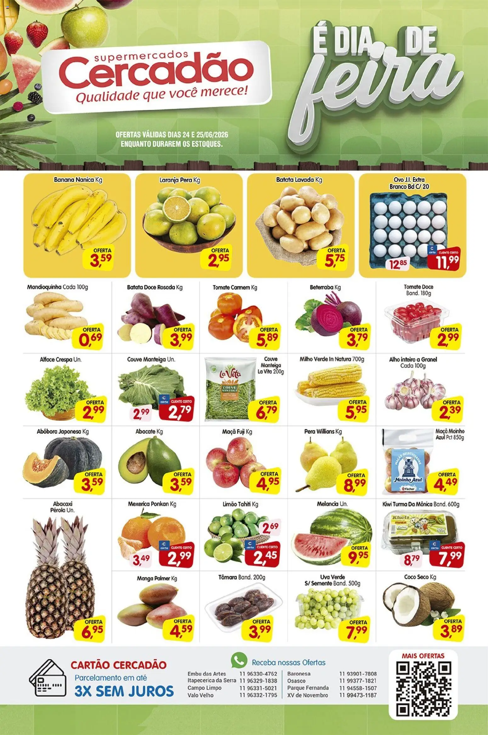 Pré-Visualização do folheto "Cercadão - Ofertas da semana" da loja Cercadão válido a partir de 24/06/2026
