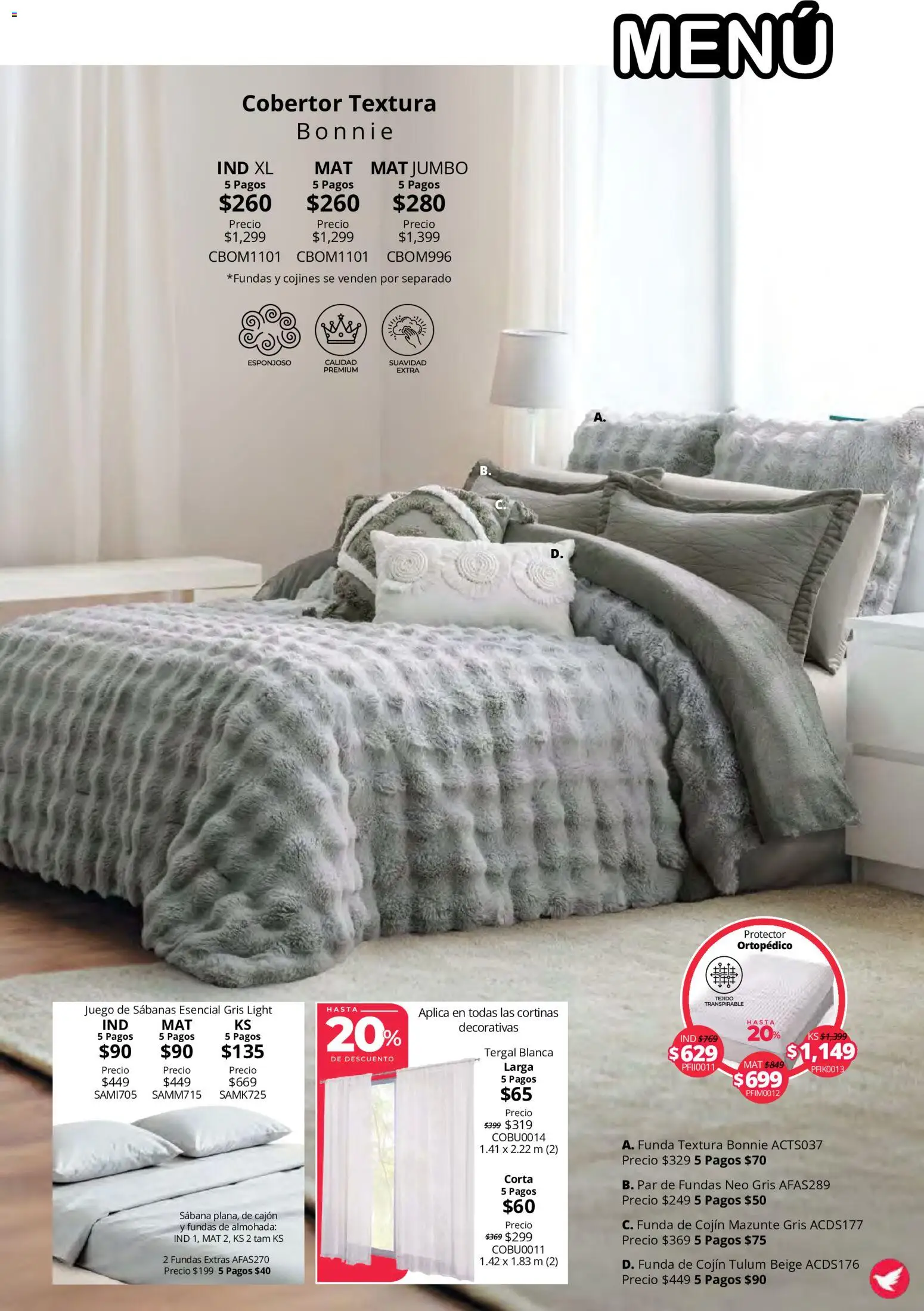 Vista previa las ofertas de la tienda Colchas Concord - Colchas Concord catálogo Colección Cobertor Calor de Hogar desde el 15/10/2026 