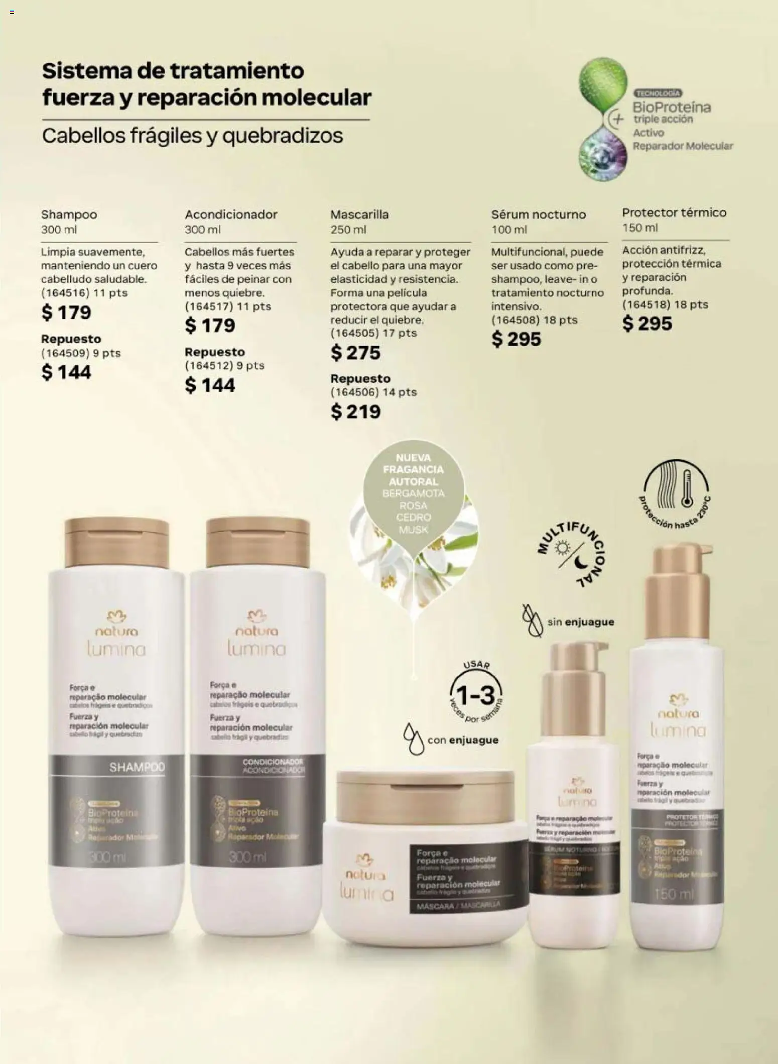 Vista previa las ofertas de la tienda Natura - Natura campaña 6 2026 desde el 02/04/2026 - Shampoo, Serum, Acondicionador, Mascarilla, Fragancia, Máscara