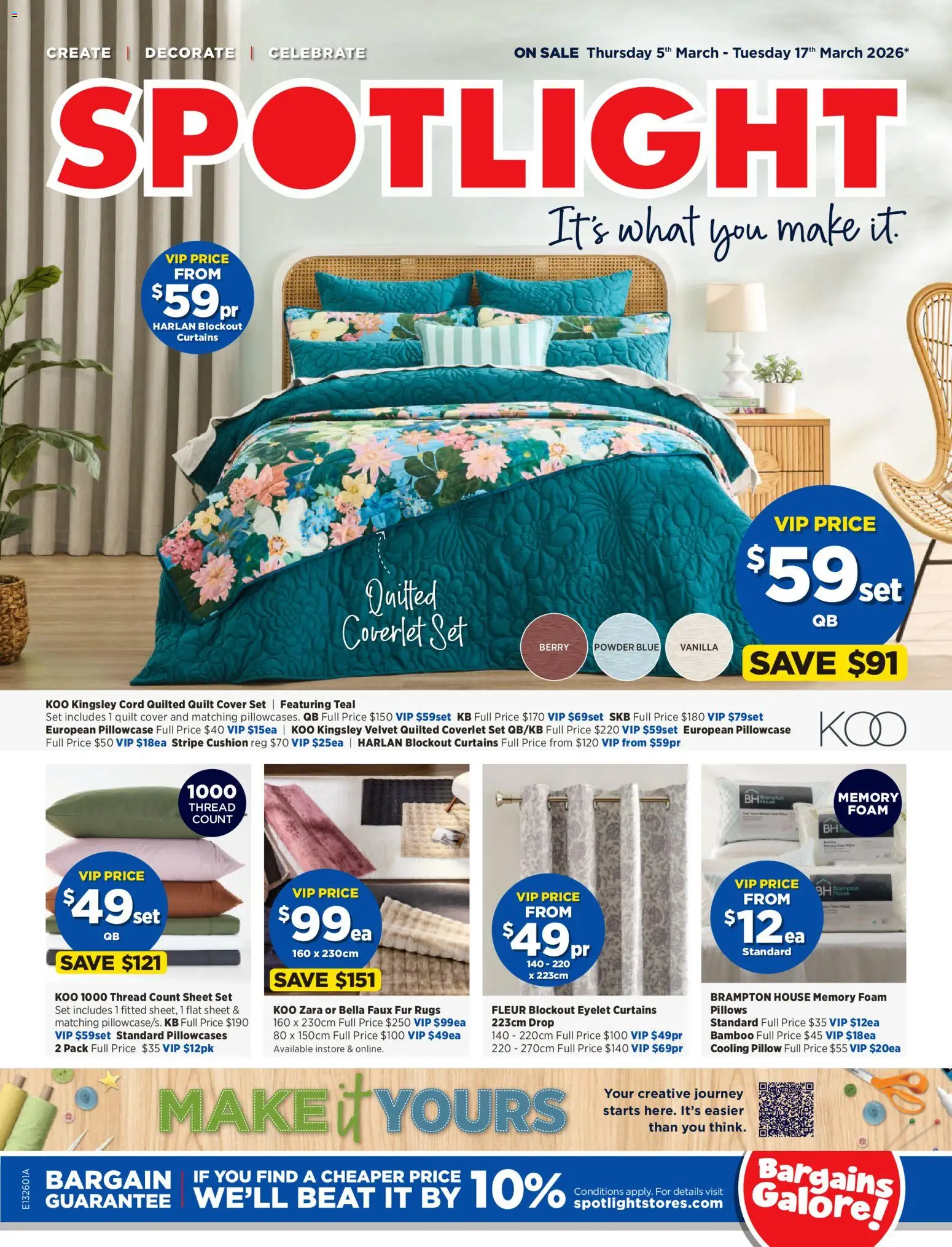 Preview of catalogue Spotlight catalogue from shop Spotlight valid 05/03/2026 - Cushion, Fur, Powder, Rugs, Foam, Vanilla, Pillow