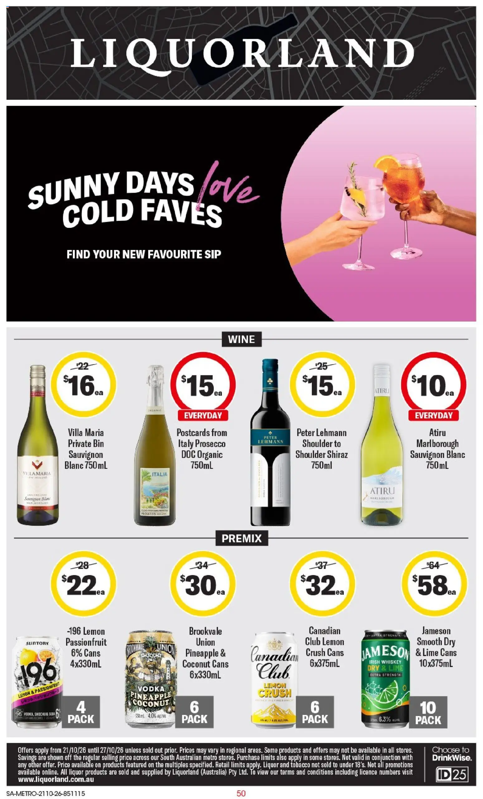 Preview of catalogue Liquorland Catalogue SA from shop Liquorland valid 21/10/2026