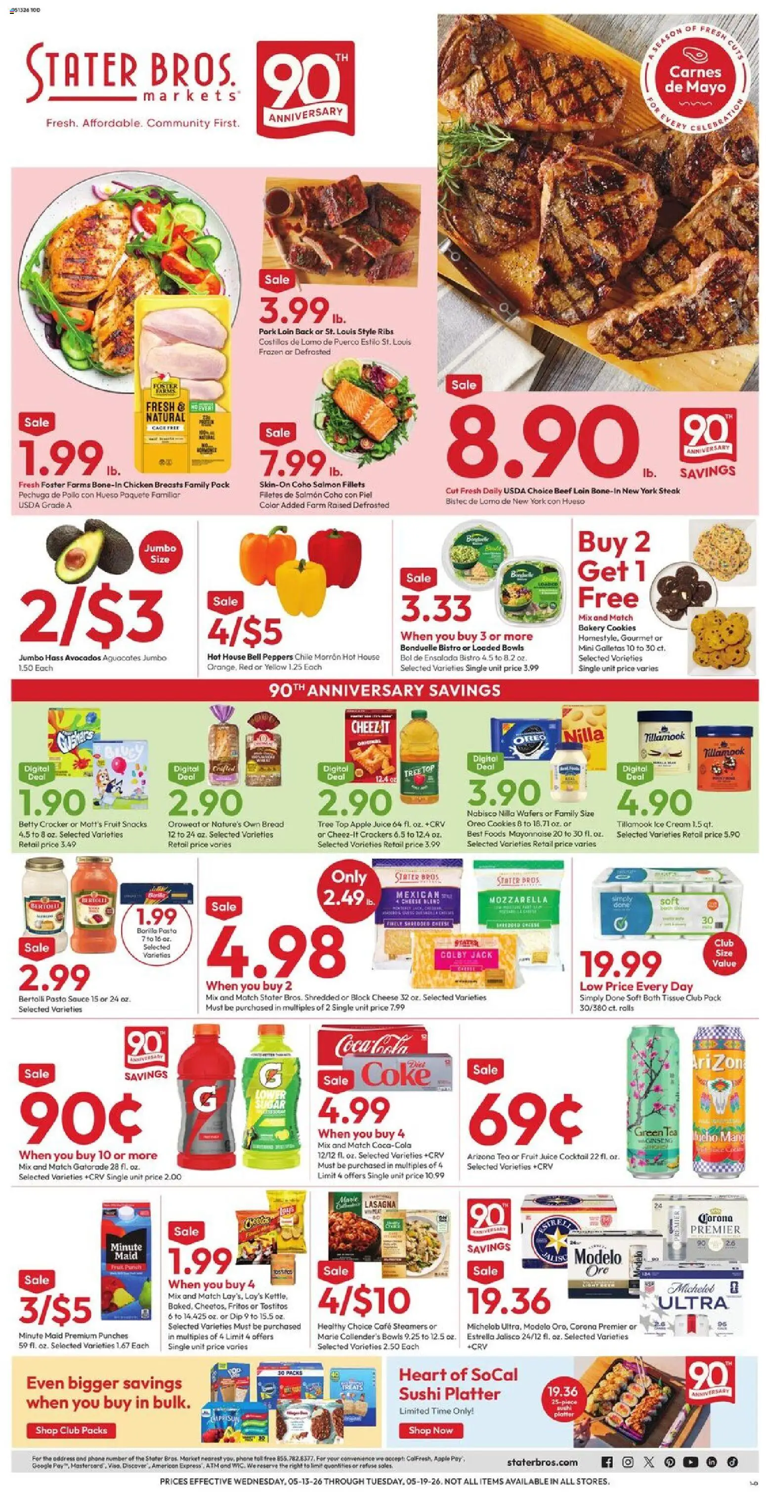 Ad Preview of Stater Bros Stater Bros Weekly Ad from 05/13/2026
