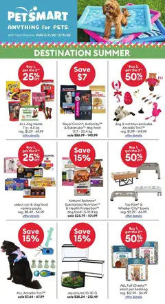 Un aperçu du dépliant Petsmart - Summer Flyer du magasin Petsmart est valide à partir 11 mai 2026