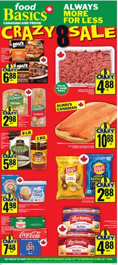 Un aperçu du dépliant Food Basics weekly flyer - Kanata du magasin Food Basics est valide à partir 23 avr. 2026