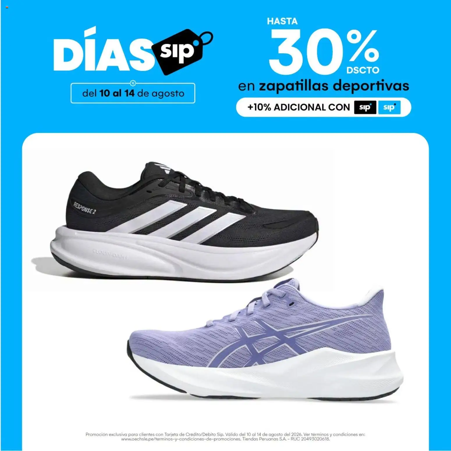 Vista previa de Catálogo Oechsle - Días Sip de la tienda Oechsle válido desde 10/08/2026 - Zapatillas, Zapatillas deportivas