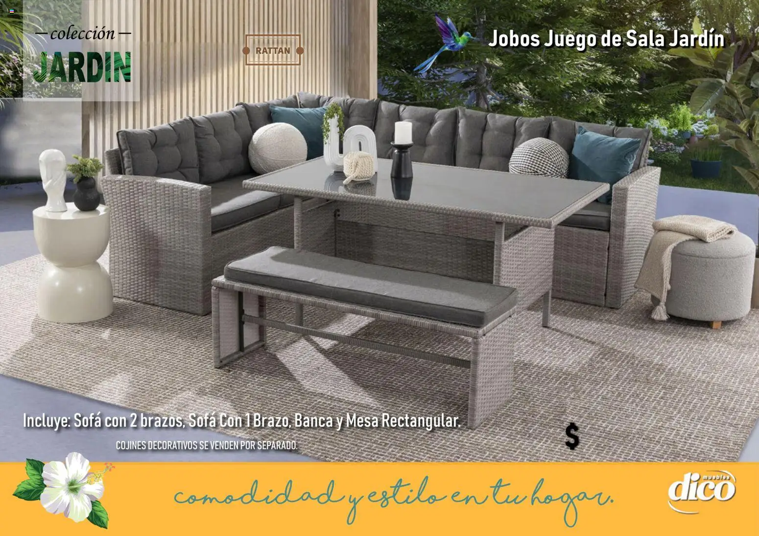 Vista previa las ofertas de la tienda Muebles Dico - Muebles Dico catálogo Coleccion Jardin desde el 14/04/2026 