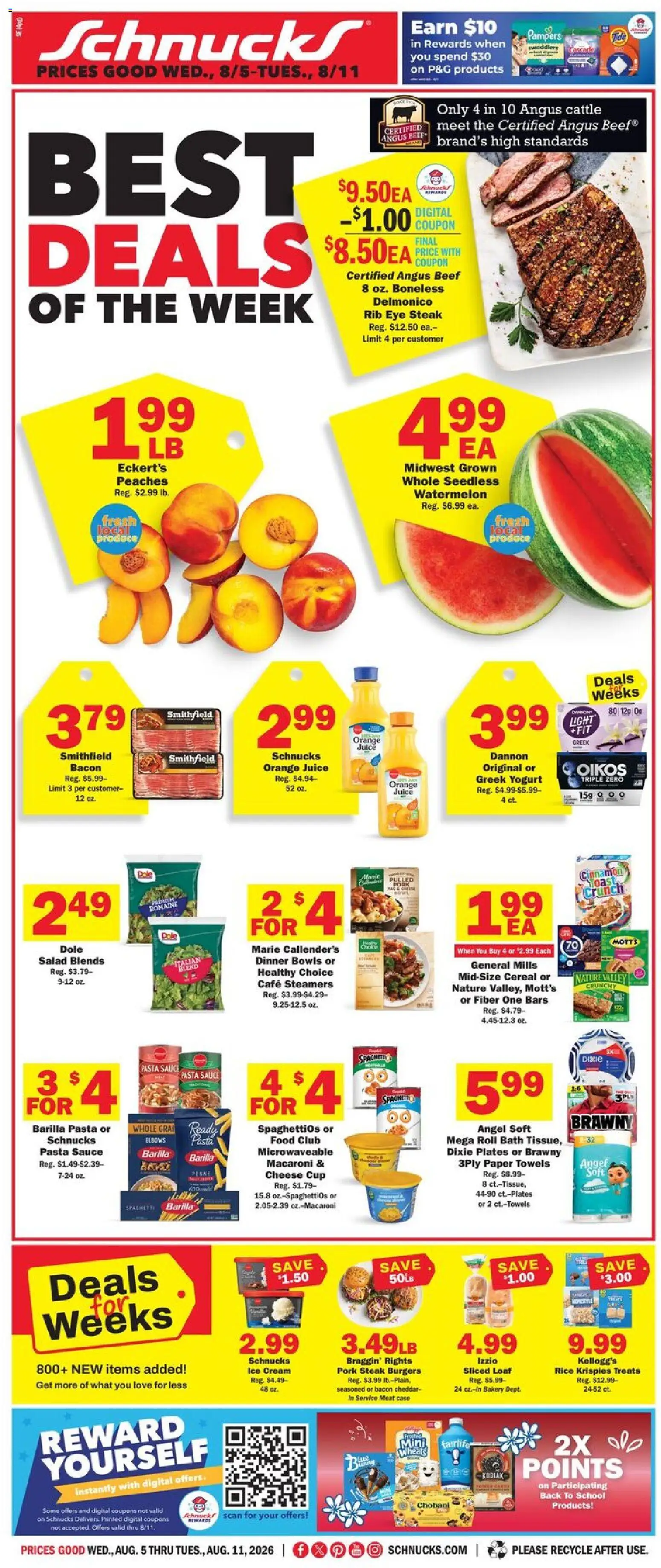 Ad Preview of Schnucks Schnucks Weekly Ad from 08/05/2026