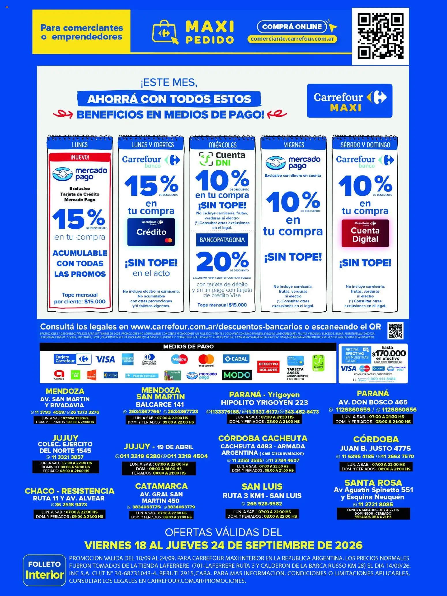 Vista previa del folleto de la tienda Carrefour Maxi válido desde el 18/09/2026 