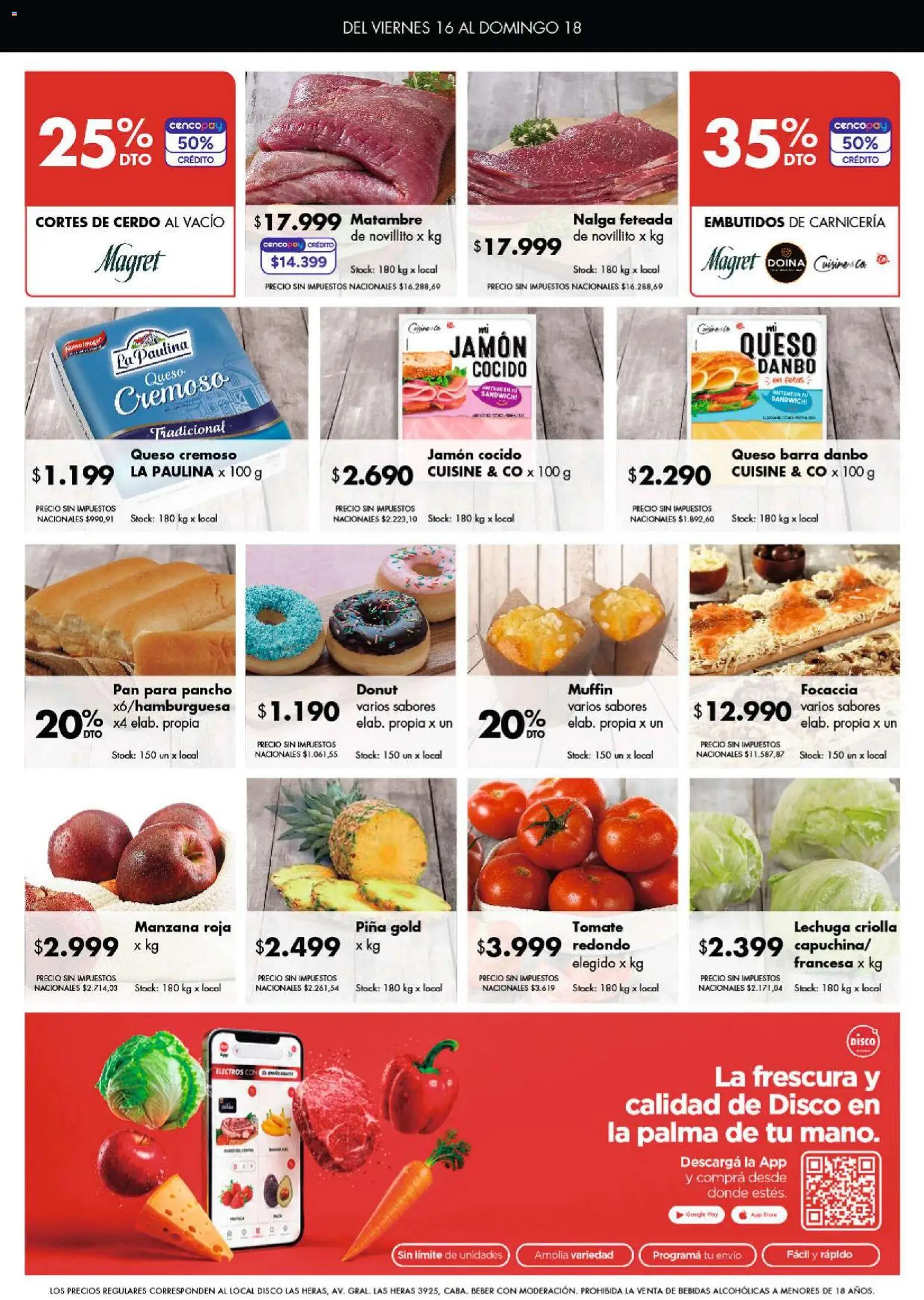 Vista previa del folleto de la tienda Disco válido desde el 16/10/2026 