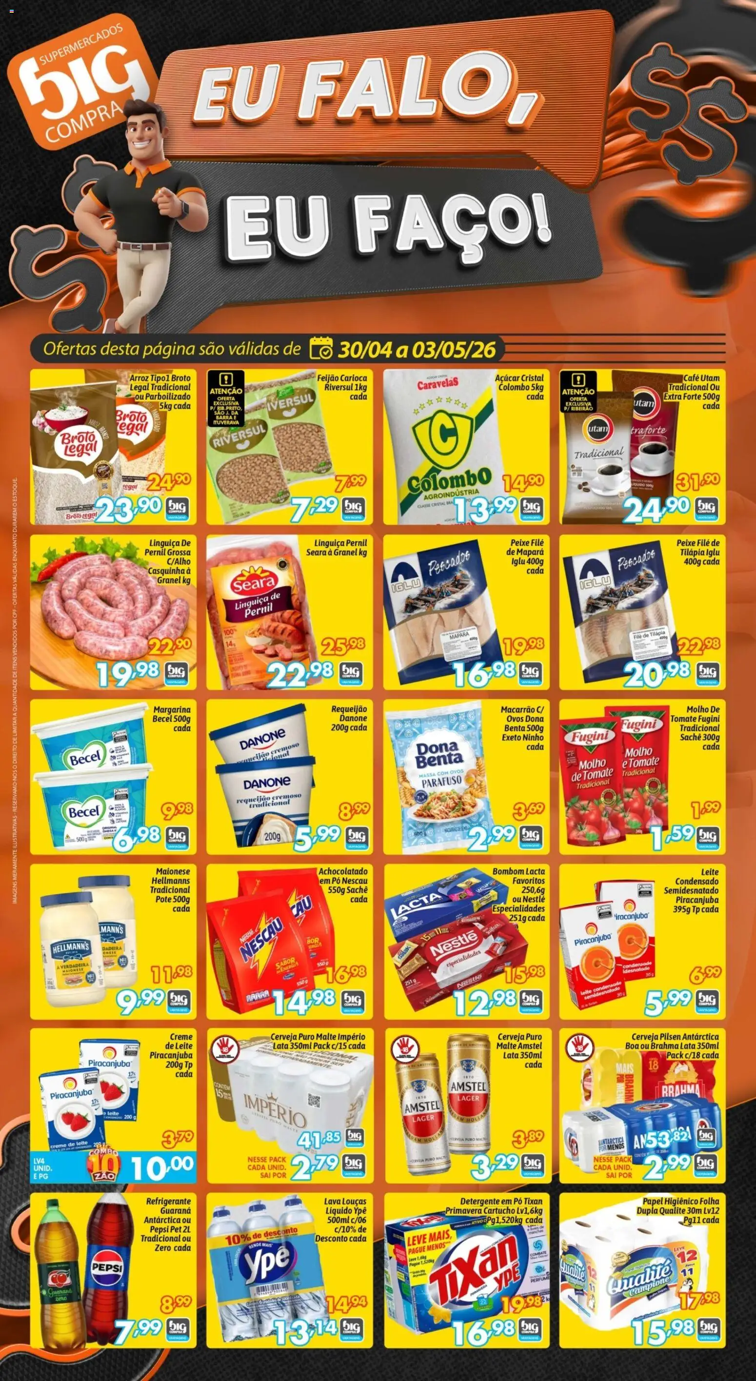 Pré-Visualização do folheto "Big Compra - Ofertas da semana" da loja Big Compra válido a partir de 30/04/2026