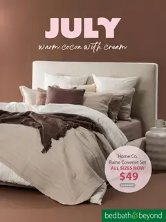 Preview of catalogue Bed Bath and Beyond catalogue from shop Bed Bath and Beyond valid 13 Jul 2026