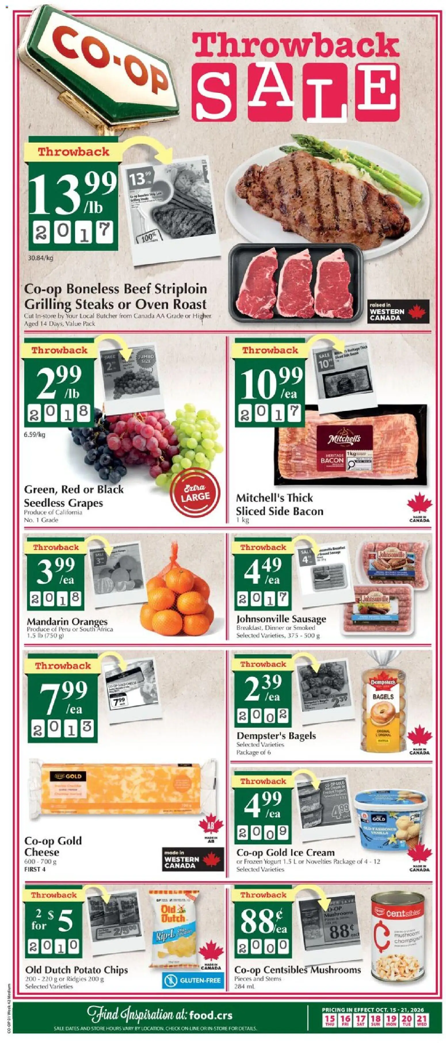 Preview of leaflet Co-op Food weekly flyer / circulaire from shop Co-op Food is valid from Oct 15, 2026