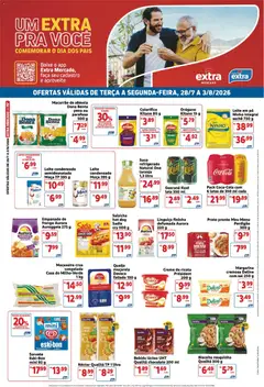 Pré-Visualização do folheto "Extra ofertas de Mercado Semanal" da loja Extra válido a partir de 28/07/2026