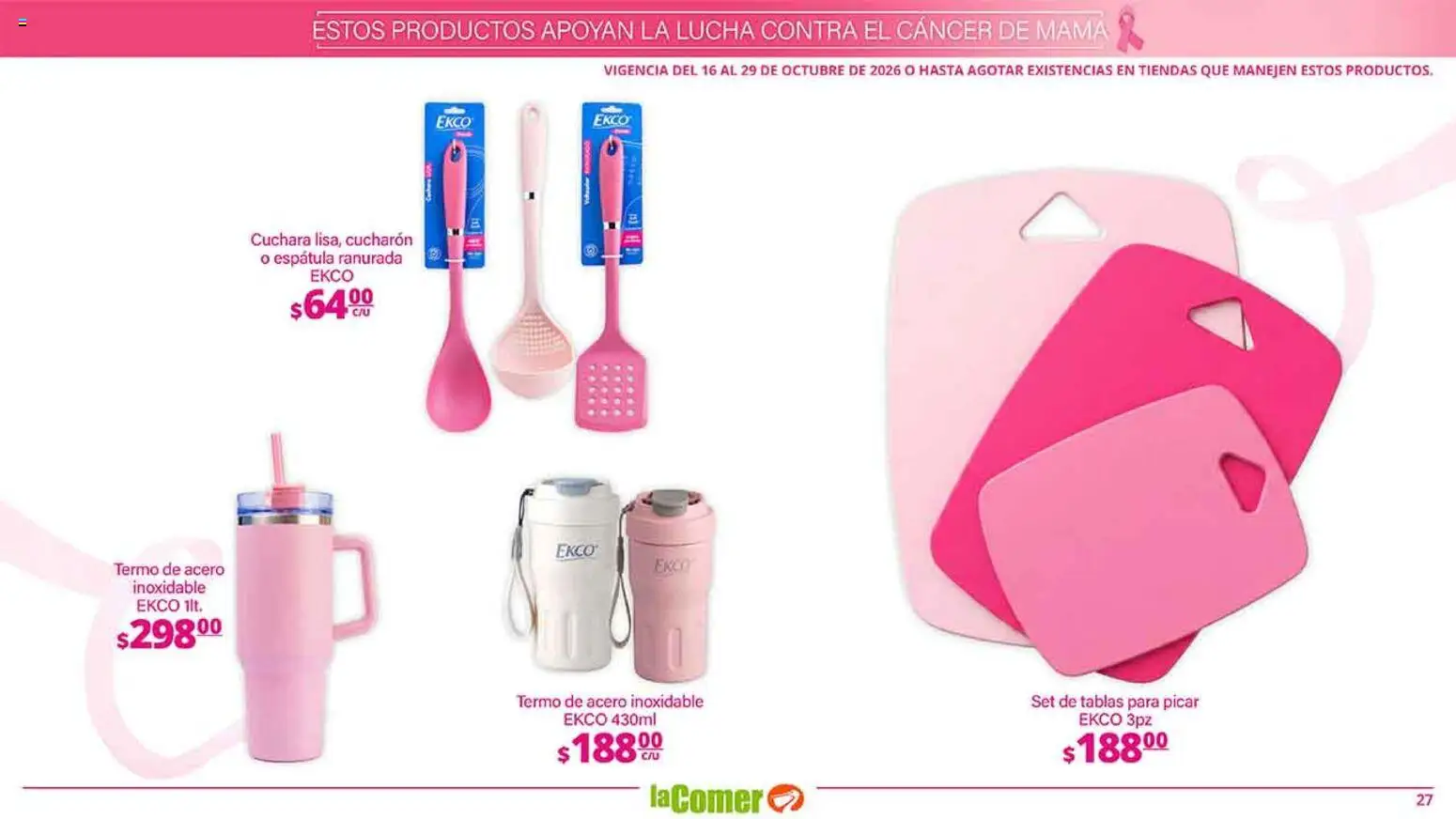 Vista previa las ofertas de la tienda La Comer - La Comer folleto es la tienda rosa desde el 16/10/2026 