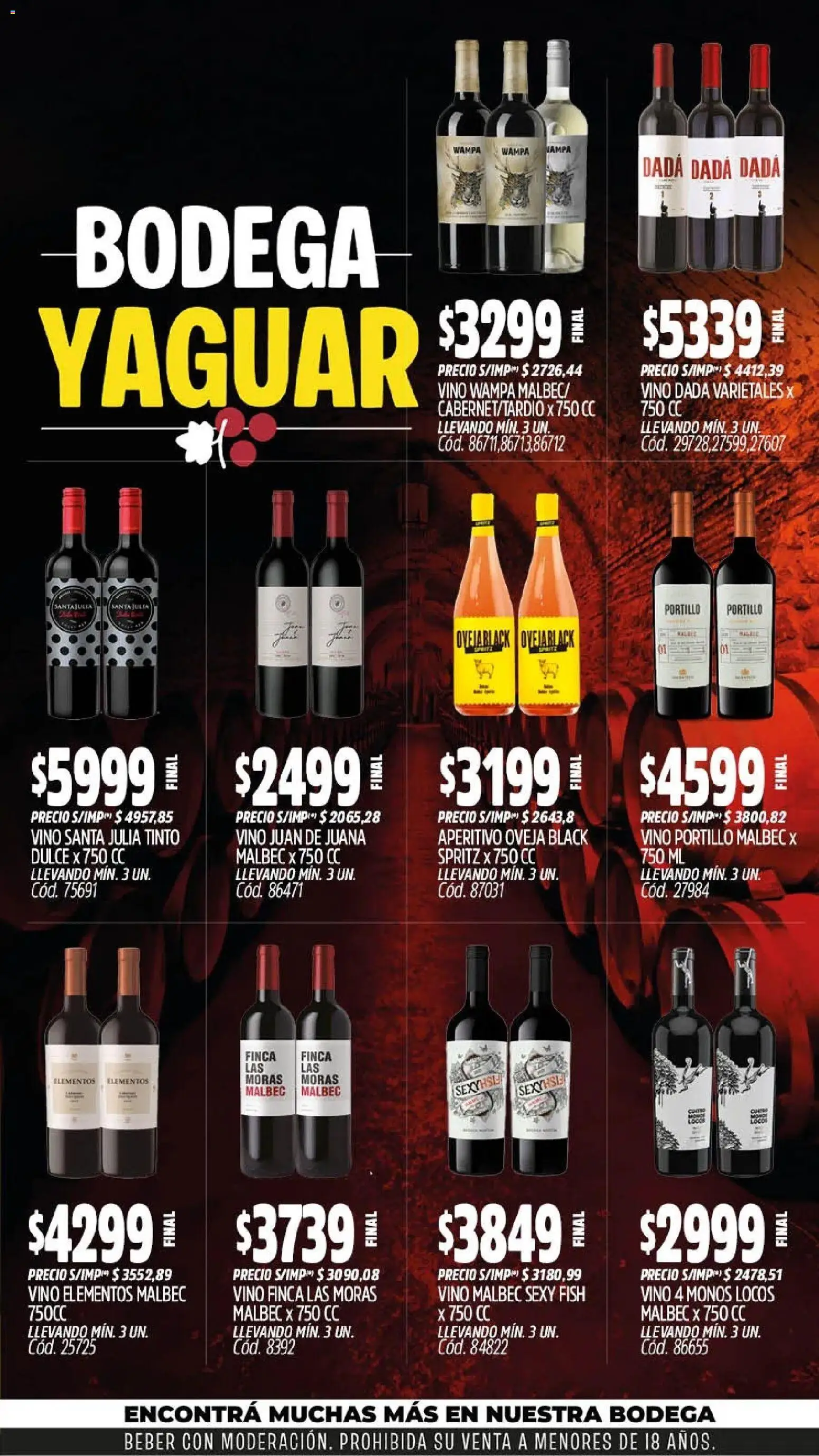 Vista previa del folleto de la tienda Yaguar válido desde el 03/08/2026 