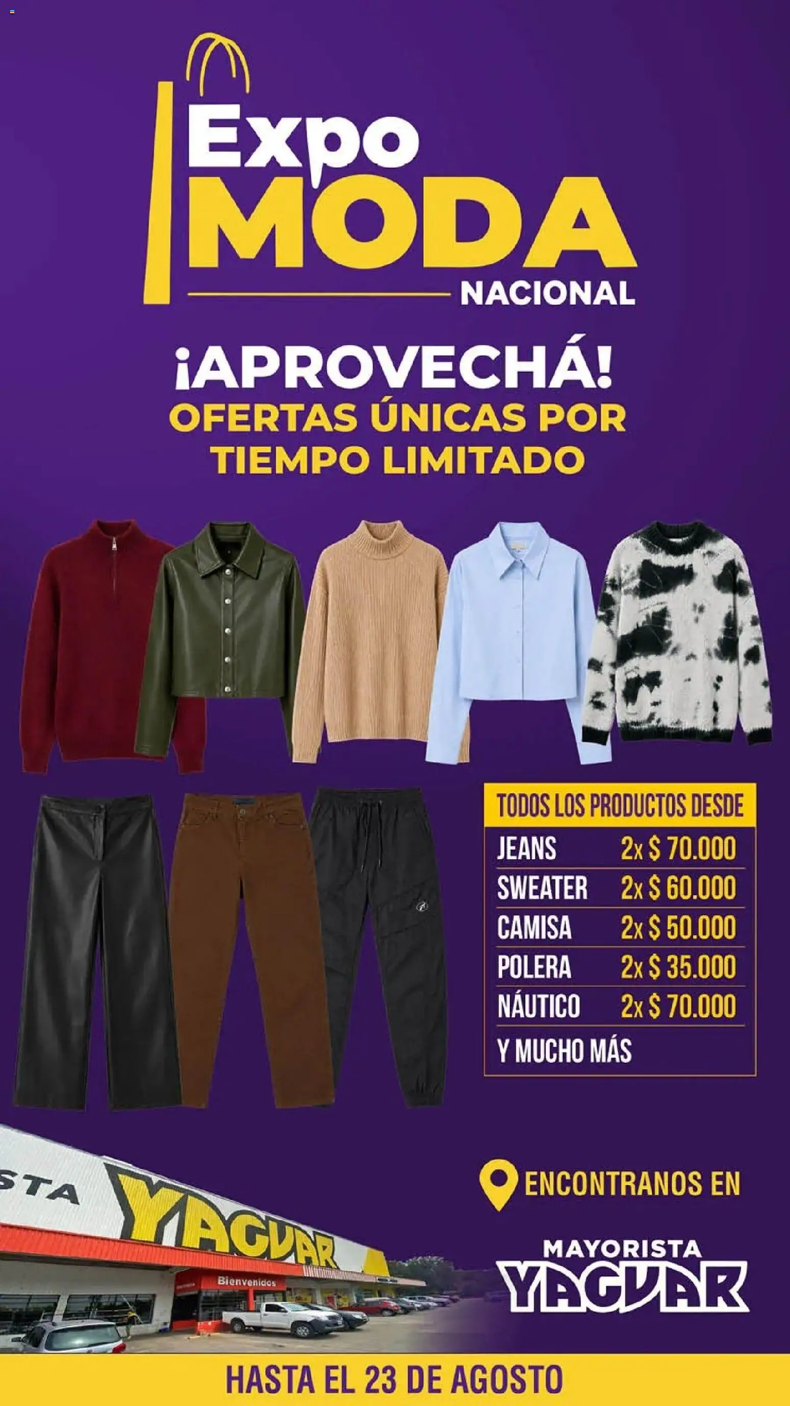 Vista previa del folleto de la tienda Yaguar válido desde el 17/08/2026 