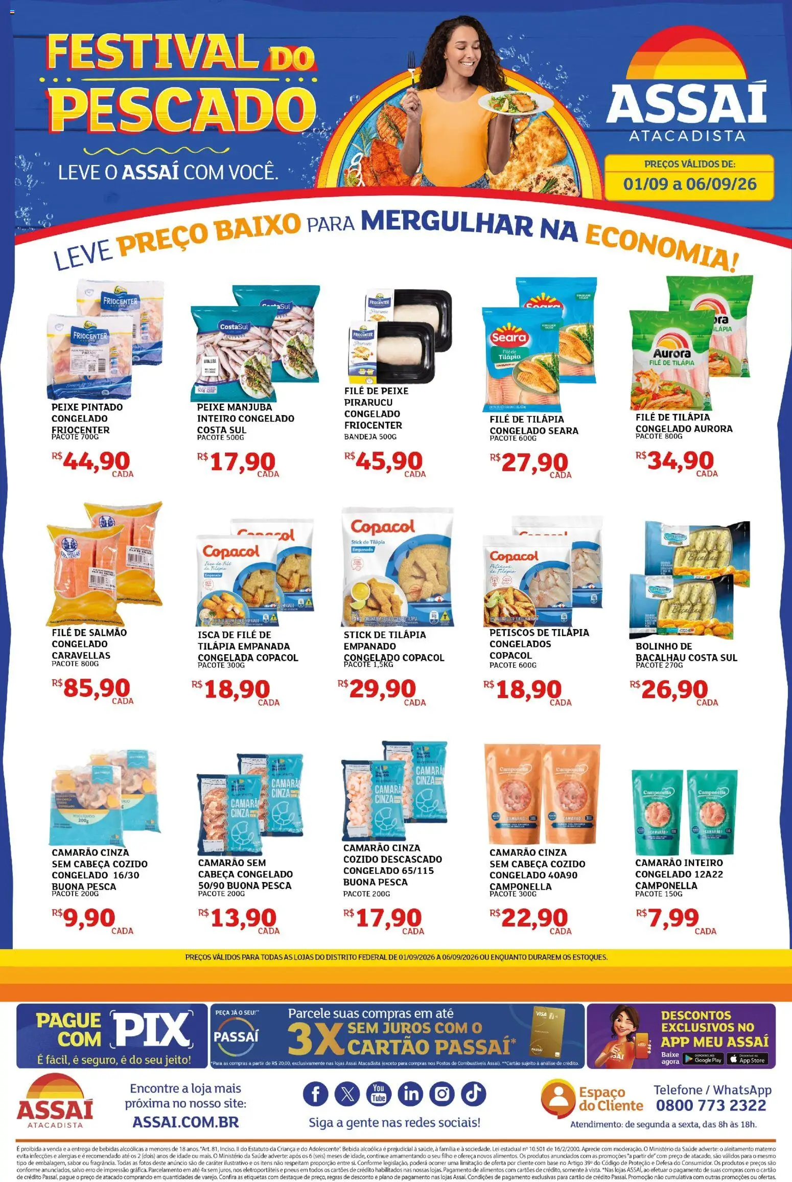 Pré-Visualização do folheto "Assaí Atacadista ofertas - DF" da loja Assaí Atacadista válido a partir de 01/09/2026