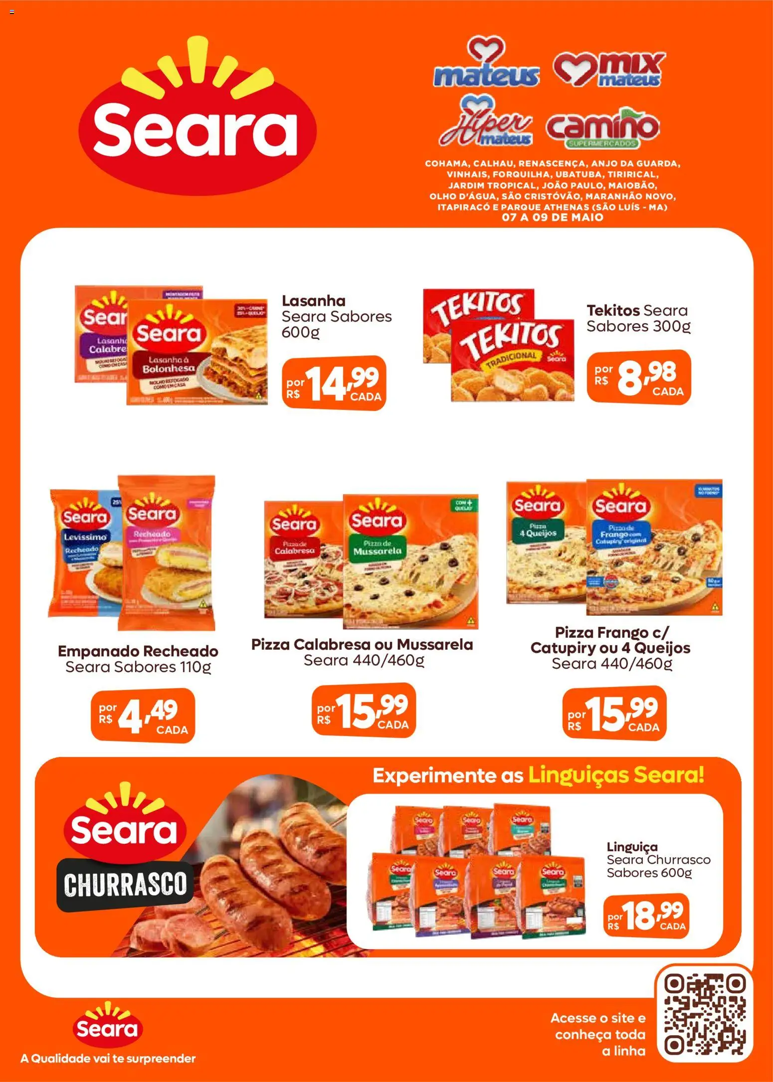 Pré-Visualização do folheto "Mateus ofertas Especial Seara" da loja Mateus válido a partir de 07/05/2026