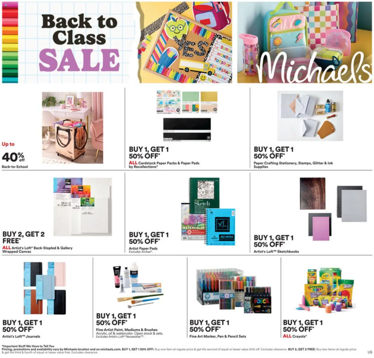 Ad Preview of Michaels Michaels Weekly Ad from 07/19/2026