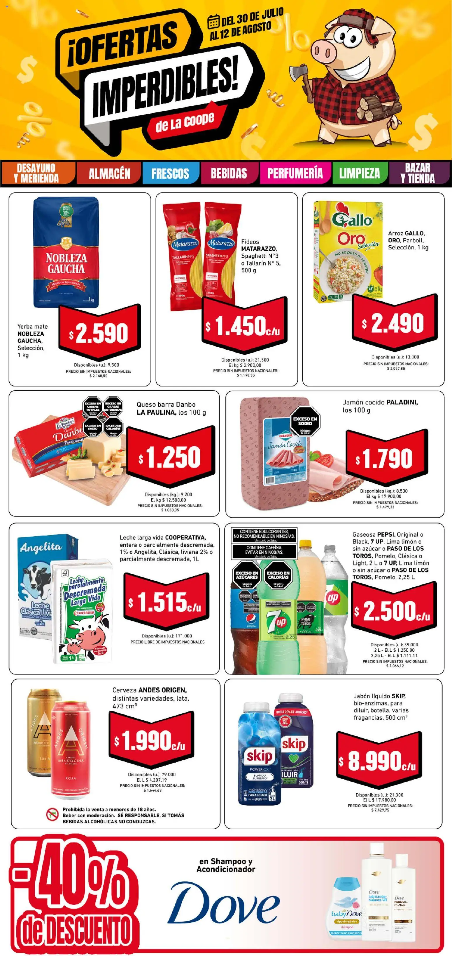 Vista previa del folleto de la tienda Cooperativa Obrera válido desde el 30/07/2026 