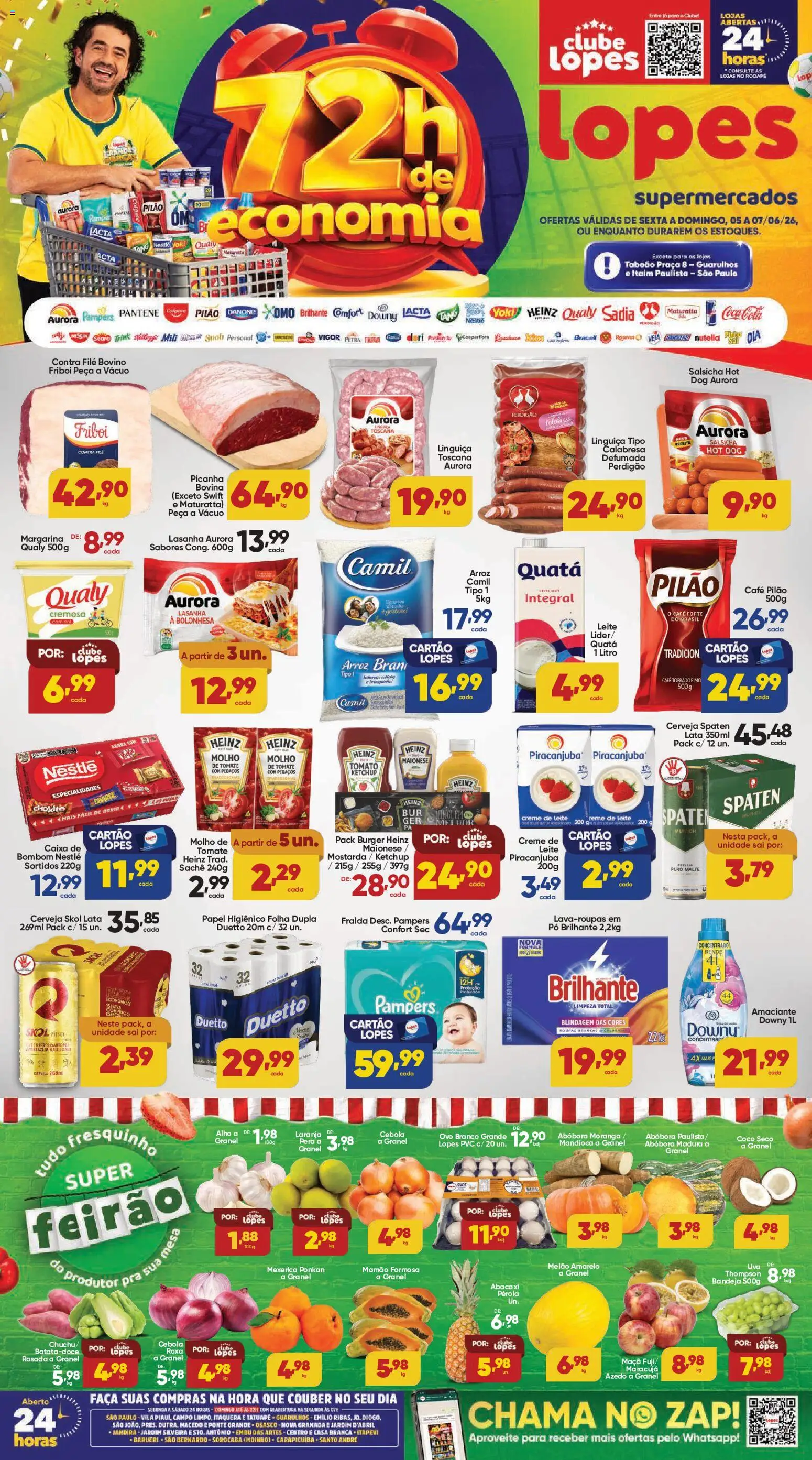 Pré-Visualização do folheto "Lopes Supermercados - Ofertas da semana" da loja Lopes Supermercados válido a partir de 05/06/2026