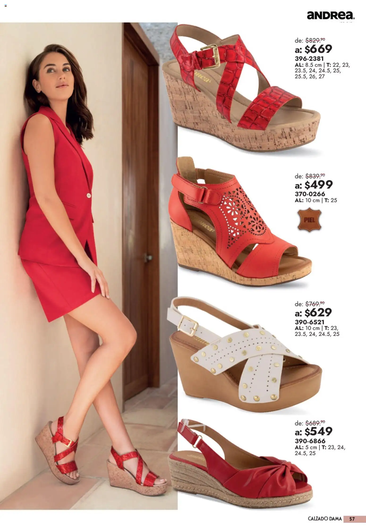 Vista previa las ofertas de la tienda Andrea - Andrea catálogo Outlet desde el 13/09/2026 
