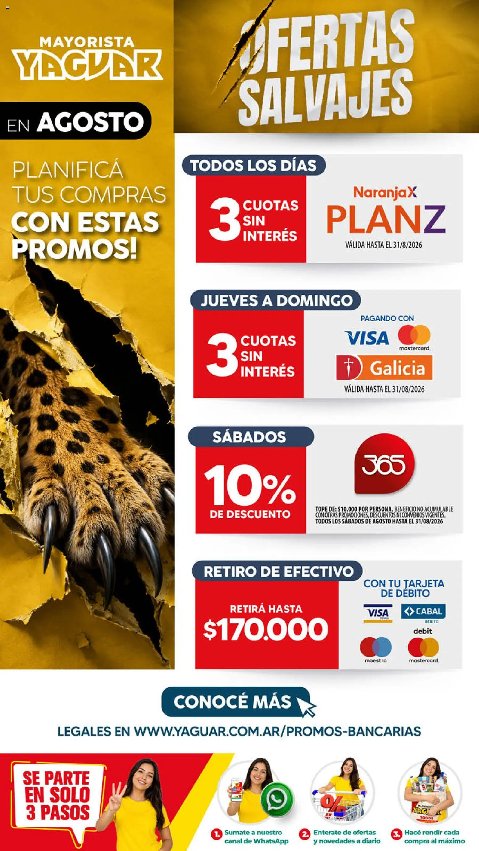 Vista previa del folleto de la tienda Yaguar válido desde el 10/08/2026 