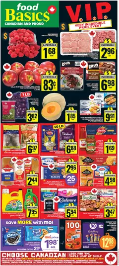 Preview of leaflet Food Basics weekly flyer / circulaire from shop Food Basics is valid from Oct 15, 2026