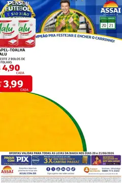 Pré-Visualização do folheto "Assaí Atacadista ofertas - BA" da loja Assaí Atacadista válido a partir de 25/06/2026