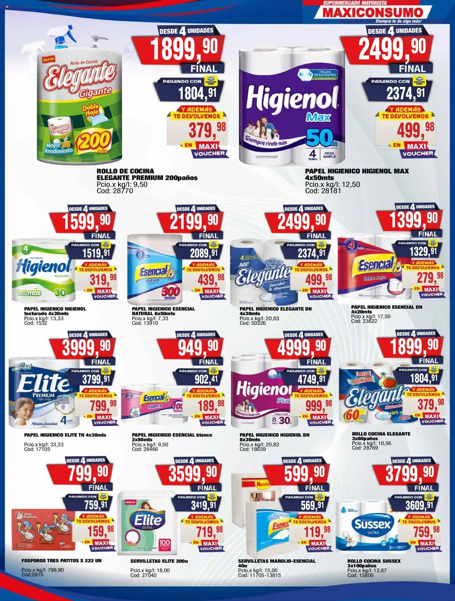 Vista previa del folleto de la tienda Maxiconsumo válido desde el 26/10/2026 