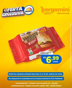 Pré-Visualização do folheto "Supermercado Bergamini ofertas Aurora" da loja Supermercado Bergamini válido a partir de 12/06/2026