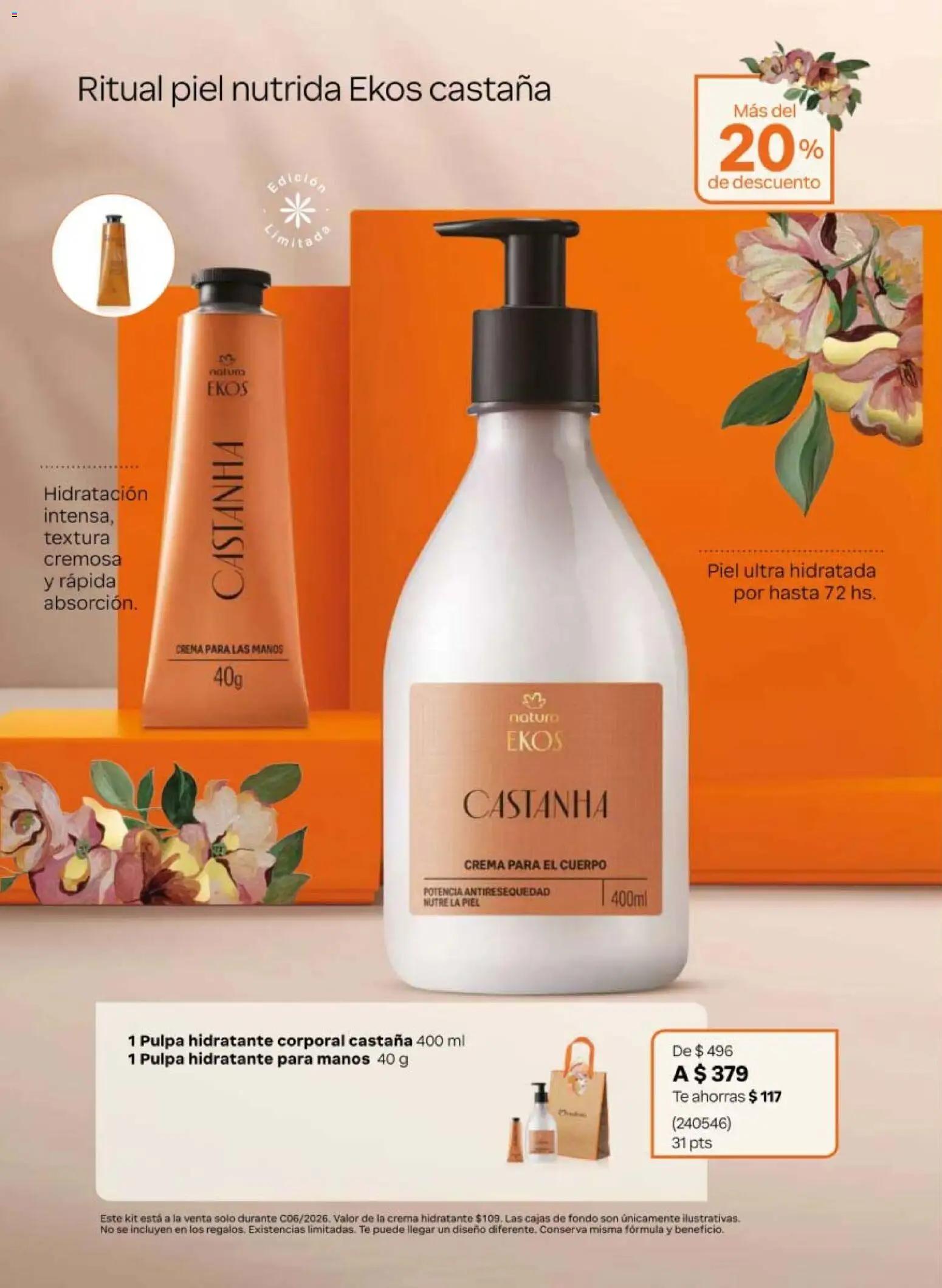 Vista previa las ofertas de la tienda Natura - Natura campaña 6 2026 desde el 02/04/2026 - Té, Crema