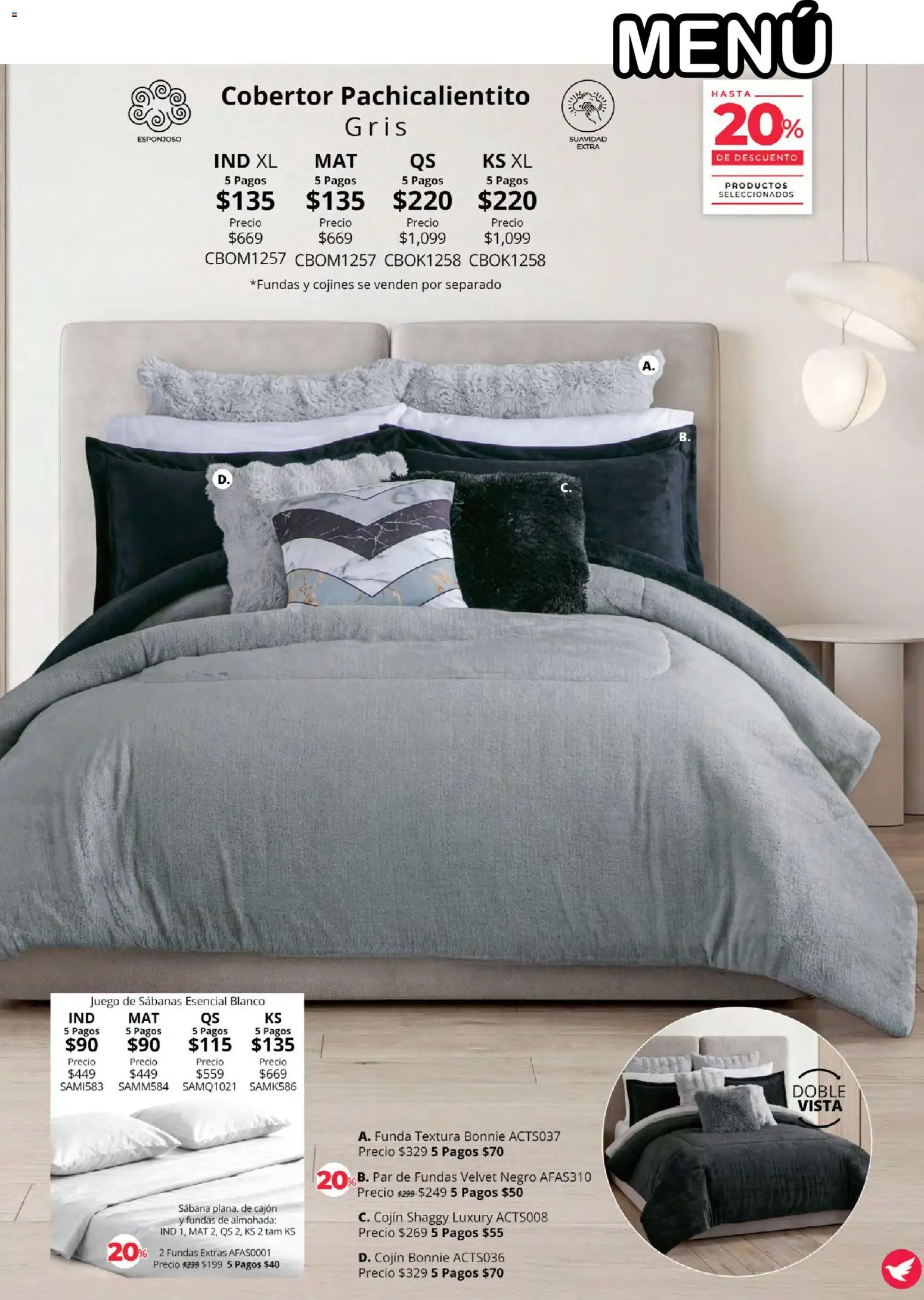 Vista previa las ofertas de la tienda Colchas Concord - Colchas Concord catálogo Colección Cobertor desde el 01/08/2026 