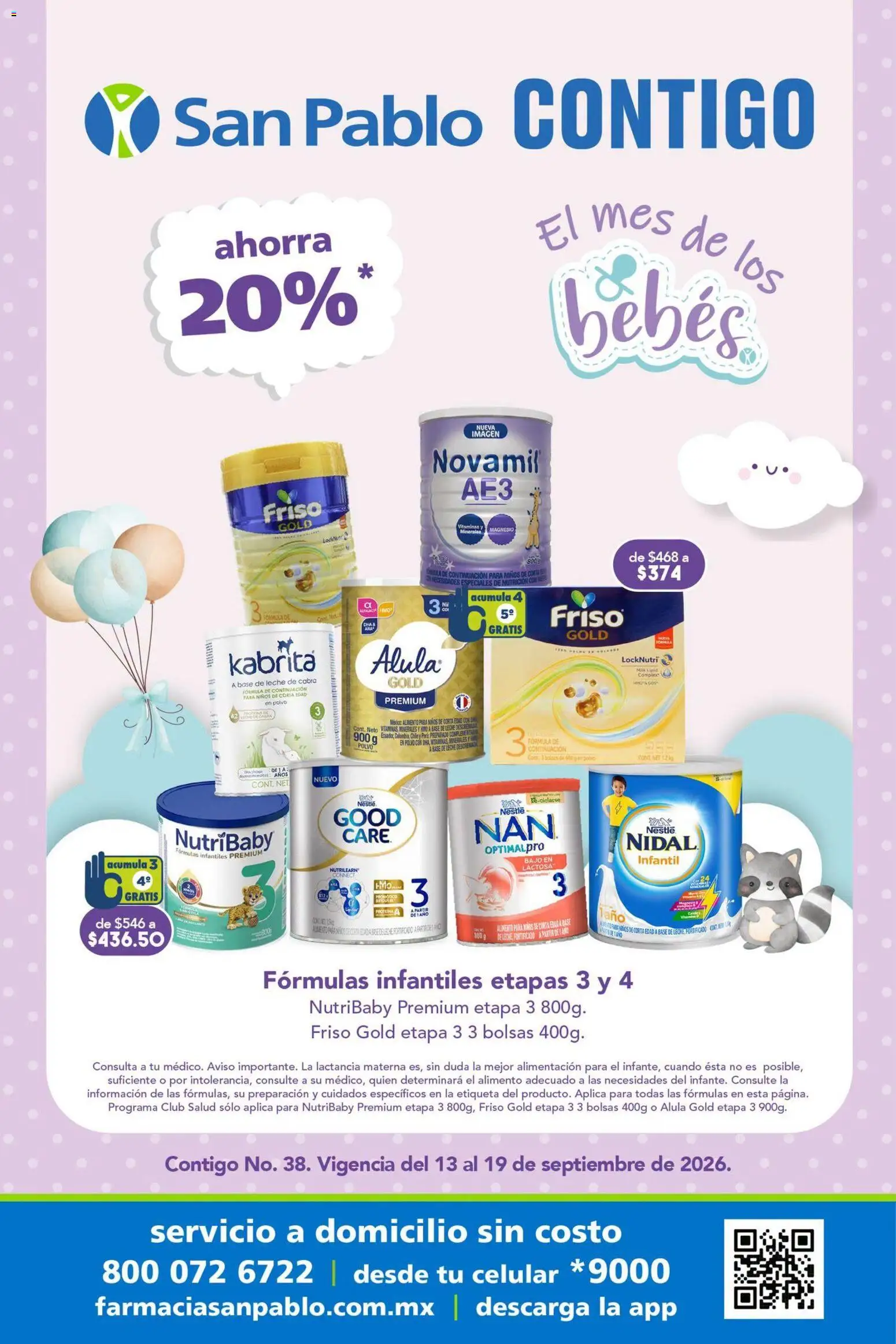 Vista previa las ofertas de la tienda Farmacia San Pablo - Farmacia San Pablo catálogo desde el 13/09/2026 