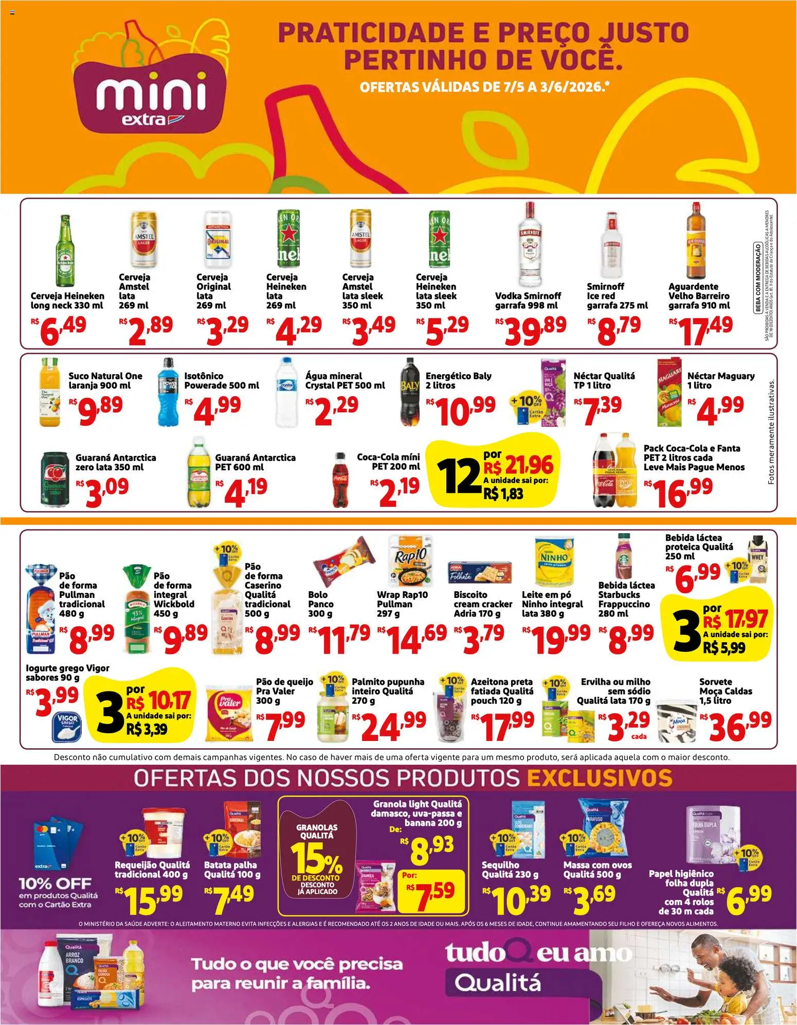 Pré-Visualização do folheto "Mini Extra ofertas Mensal" da loja Mini Extra válido a partir de 07/05/2026