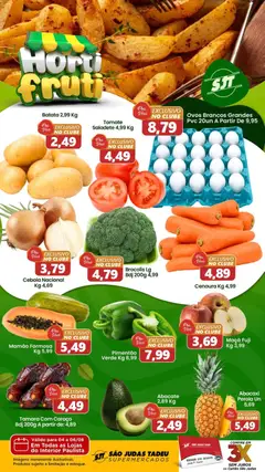 Pré-Visualização do folheto "São Judas Tadeu ofertas Hortifruti" da loja São Judas Tadeu válido a partir de 04/08/2026