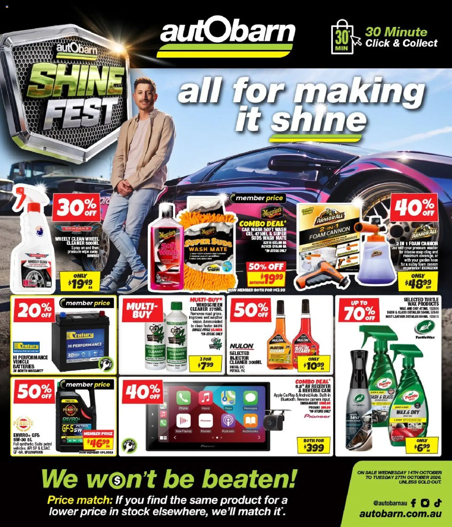 Preview of catalogue Autobarn catalogue from shop Autobarn valid 14/10/2026