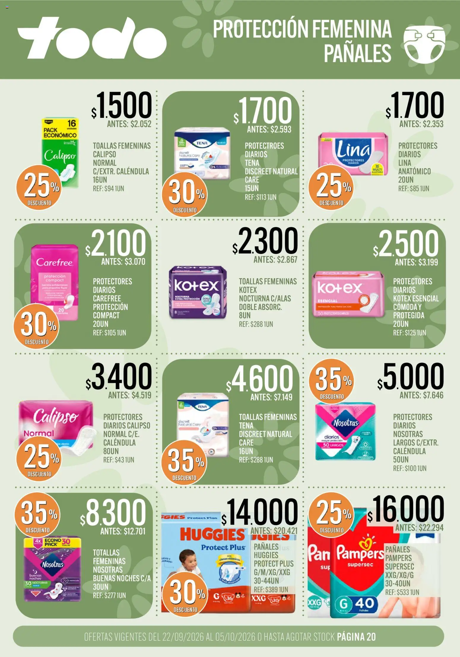Vista previa del folleto de la tienda Supermercados TODO válido desde el 22/09/2026 