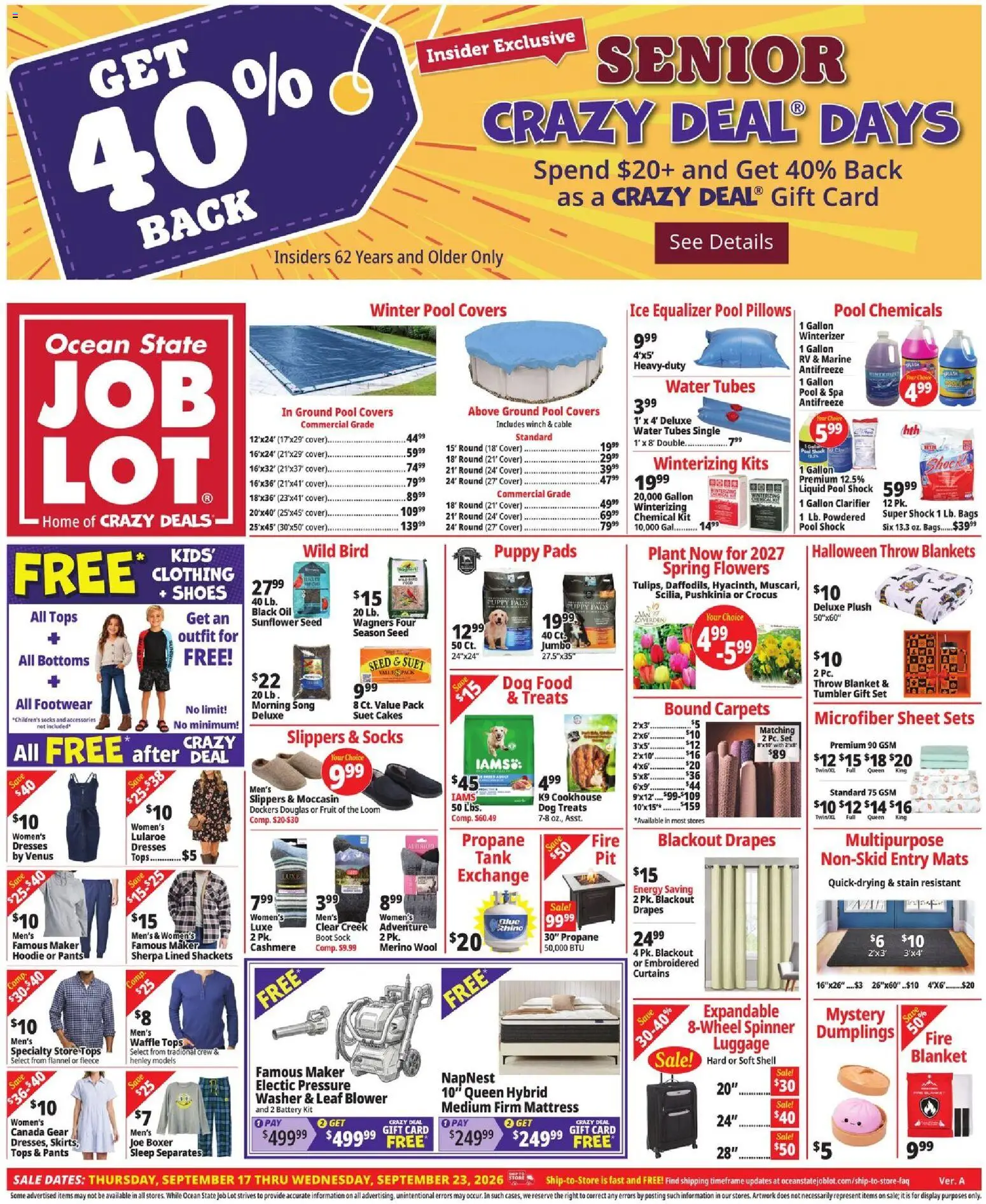 Ad Preview of Ocean State Job Lot Ocean State Job Lot Weekly Ad from 09/17/2026