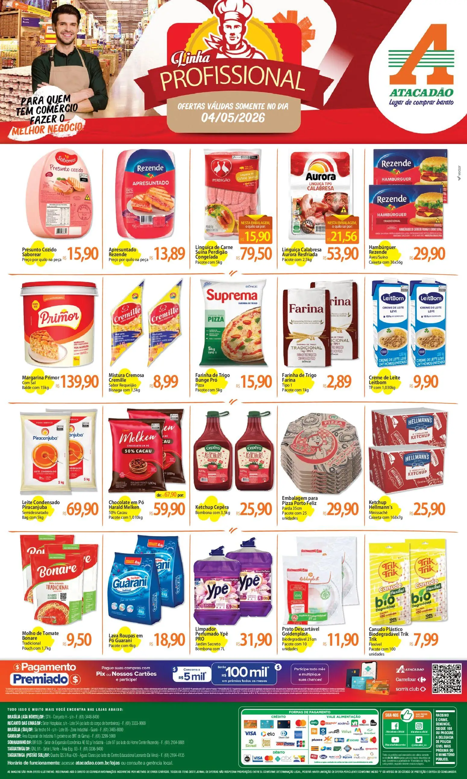 Pré-Visualização do folheto "Atacadão ofertas - DF" da loja Atacadão válido a partir de 04/05/2026